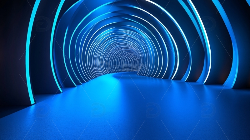 高清大图下载【趣麦麦图】时光隧道设计