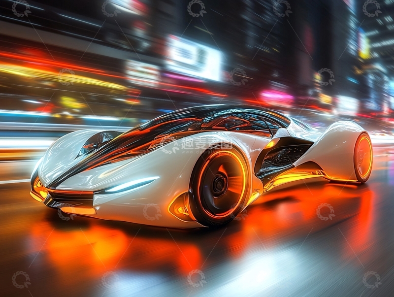 高清大图下载【趣麦麦图】现代科技酷车一族1