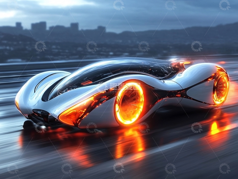 高清大图下载【趣麦麦图】现代科技酷车一族