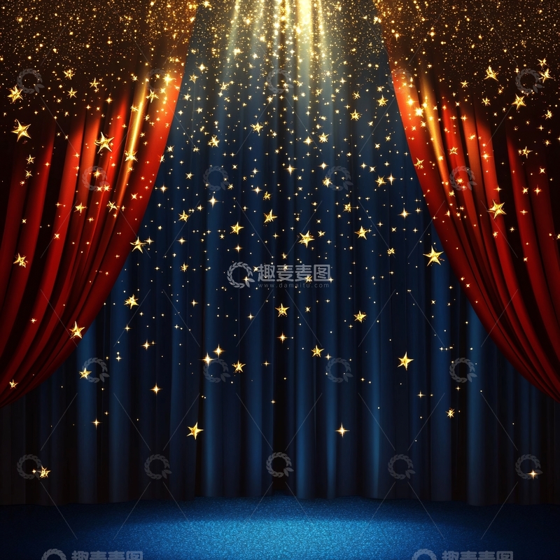 高清大图下载【趣麦麦图】梦幻背景幕布1