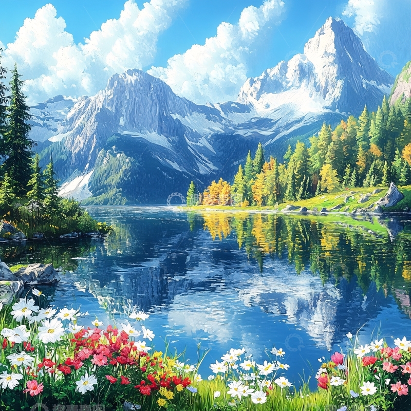 高清大图下载【趣麦麦图】宽屏风景画5