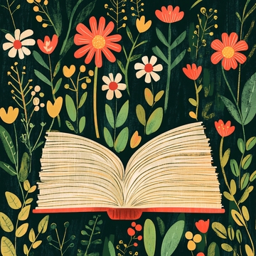 书本植物插画2
