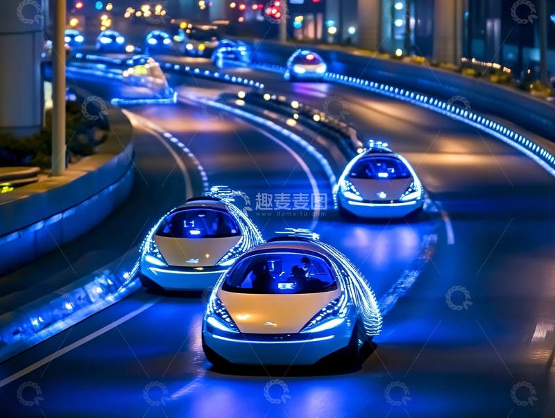 高清大图下载【趣麦麦图】高科技交通