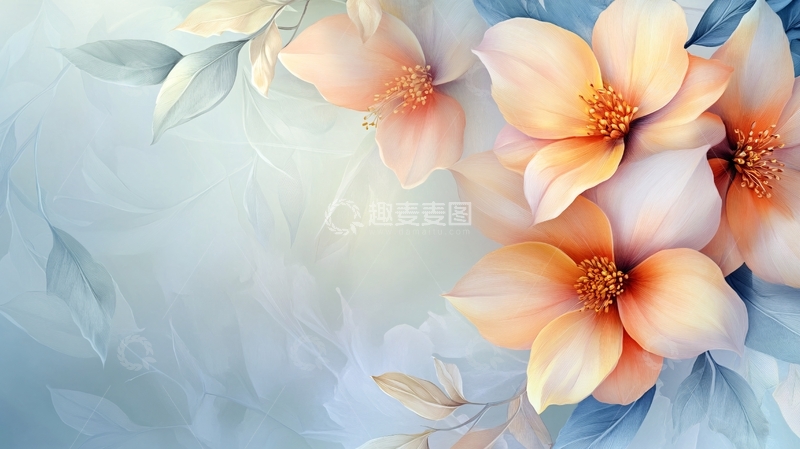 高清大图下载【趣麦麦图】炫彩花朵壁纸5