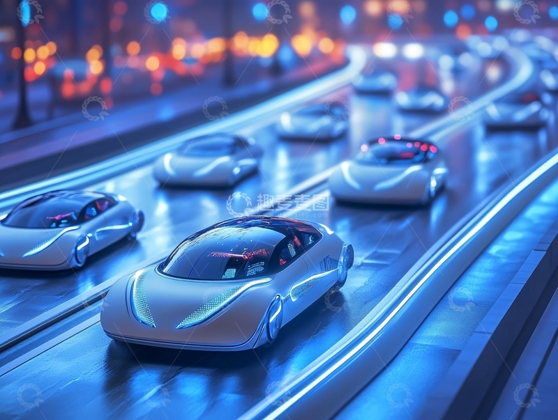 高清大图下载【趣麦麦图】智能跑车