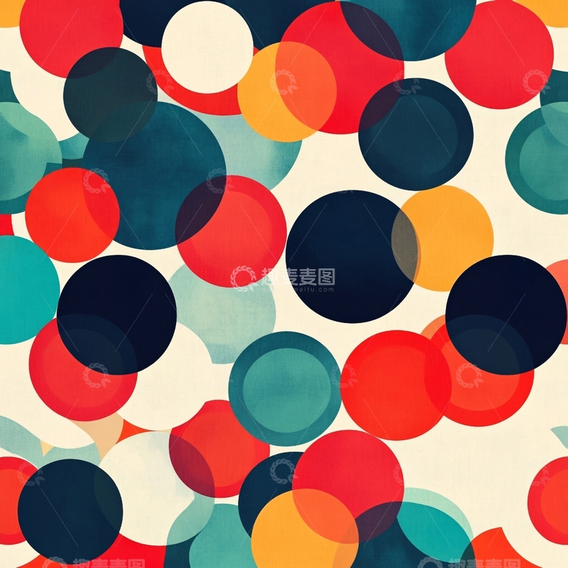 高清大图下载【趣麦麦图】圆圈圆饼墙纸
