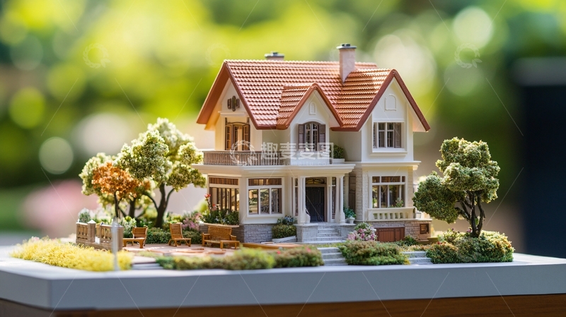 高清大图下载【趣麦麦图】建筑模型摆件