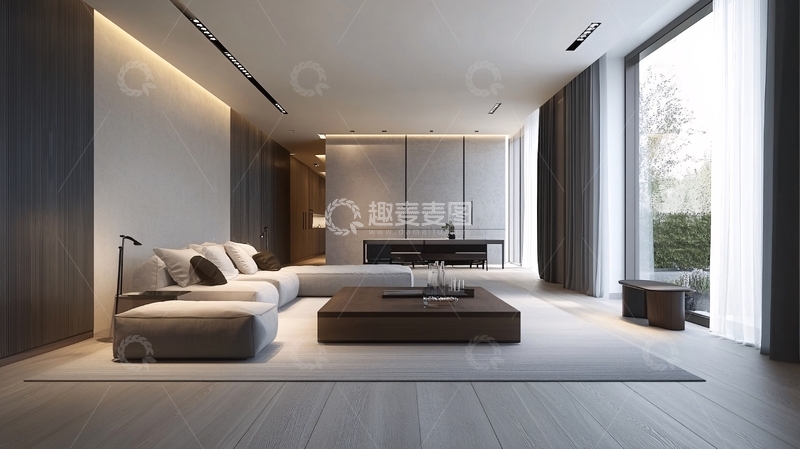 高清大图下载【趣麦麦图】客极简厅