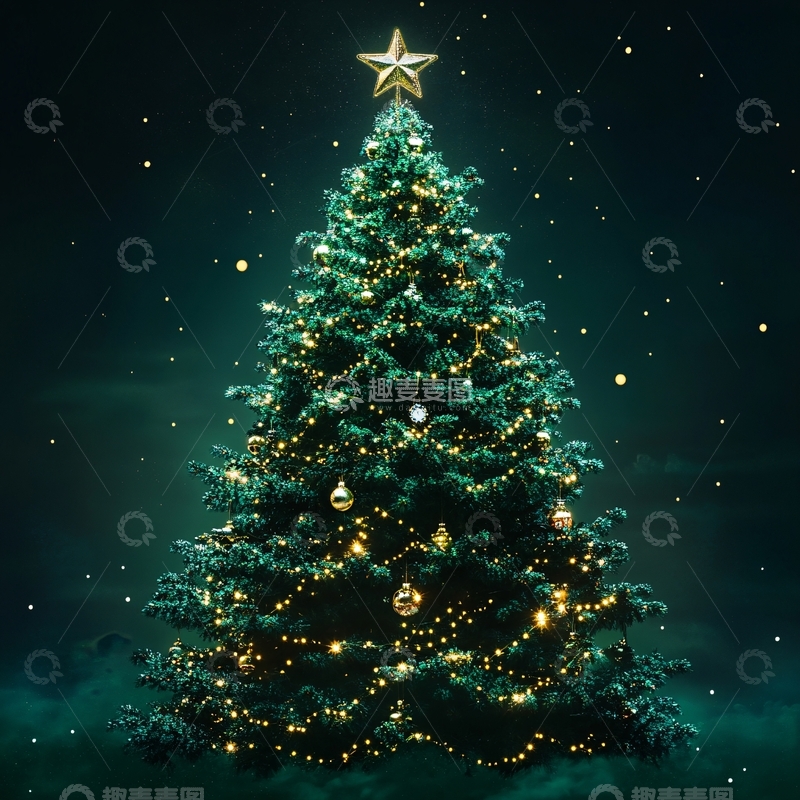 高清大图下载【趣麦麦图】高清圣诞树1