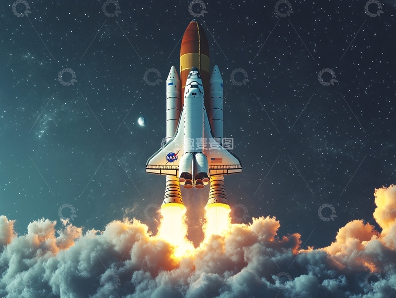 高清大图下载【趣麦麦图】飞船火箭壁纸