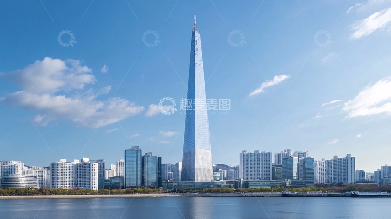 高清大图下载【趣麦麦图】乐天世界塔旅游