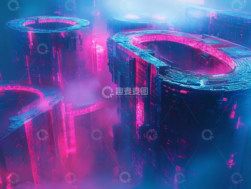 高清大图下载【趣麦麦图】粉色渲染