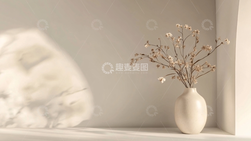 高清大图下载【趣麦麦图】干花花束场景图