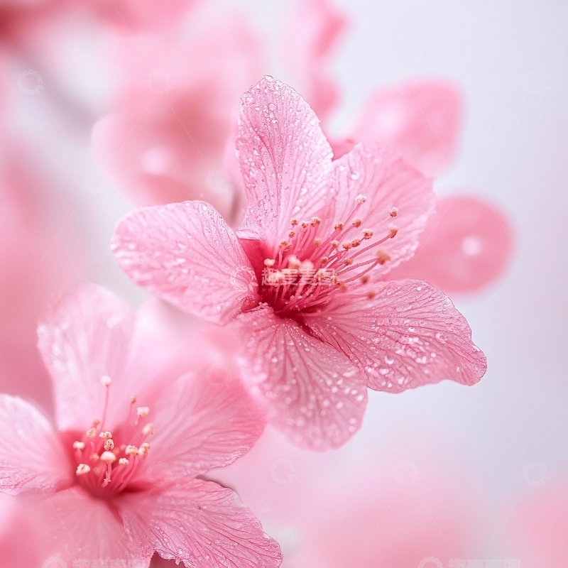 高清大图下载【趣麦麦图】超清晰桃花