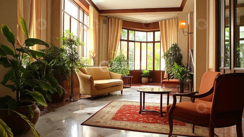 高清大图下载【趣麦麦图】别墅休息室