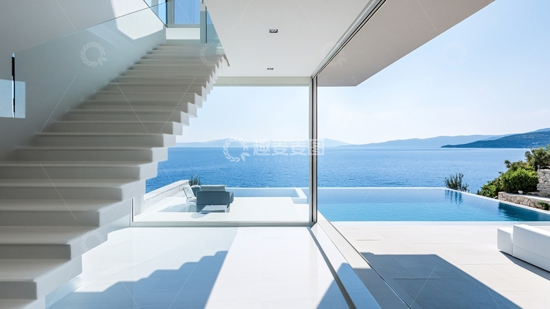 高清大图下载【趣麦麦图】现代海景别墅4