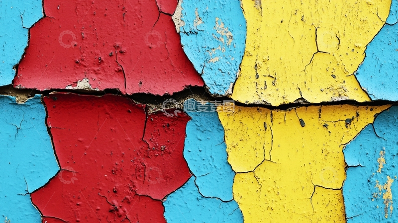高清大图下载【趣麦麦图】龟裂的油漆