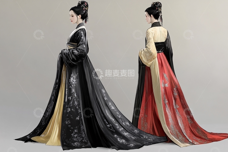 高清大图下载【趣麦麦图】宋代皇后装