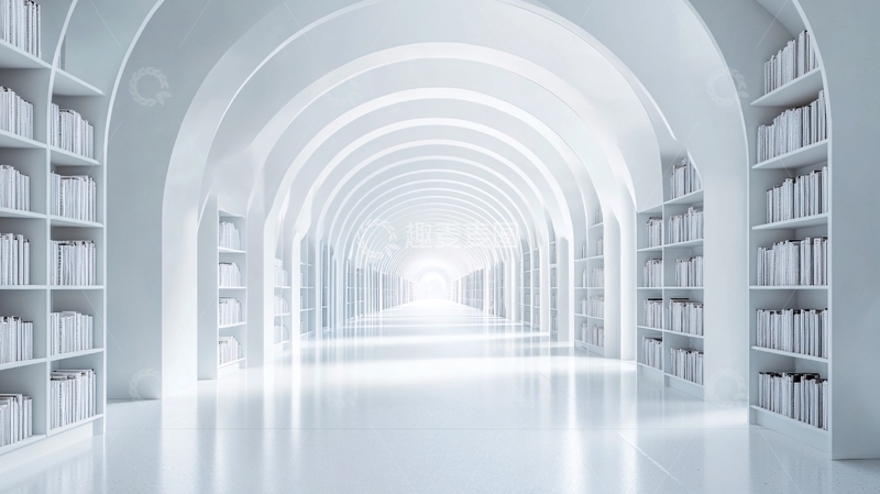高清大图下载【趣麦麦图】图书馆背景图