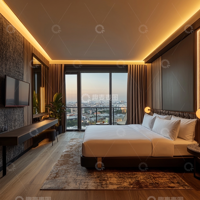 高清大图下载【趣麦麦图】顶级豪华客房