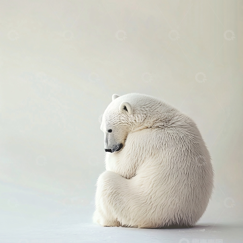 高清大图下载【趣麦麦图】优美北极熊1