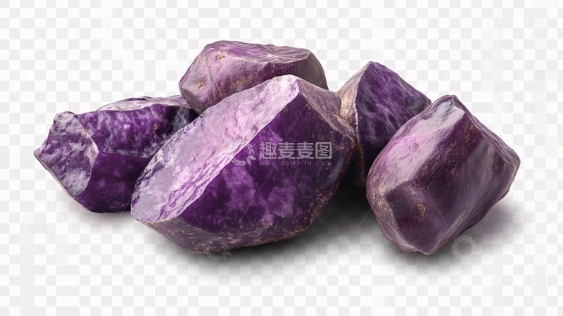 高清大图下载【趣麦麦图】紫色矿石