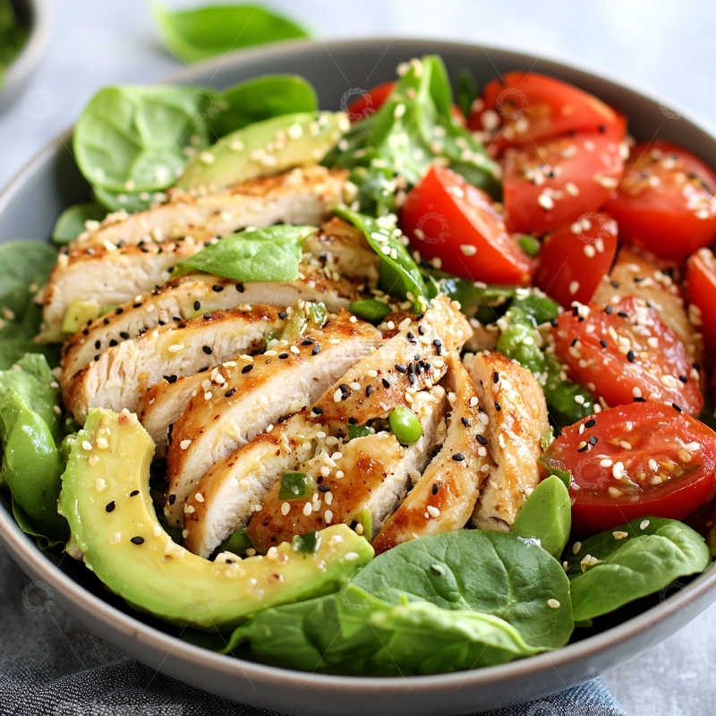 高清大图下载【趣麦麦图】轻食烤鸡胸肉