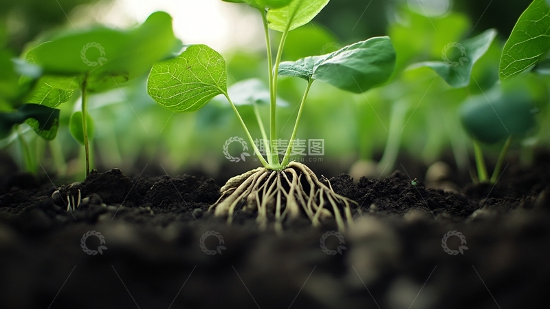 高清大图下载【趣麦麦图】绿色植物农业种植