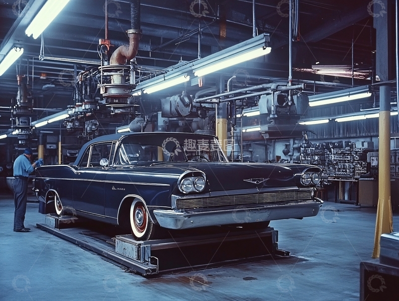 高清大图下载【趣麦麦图】汽车制造工厂企业