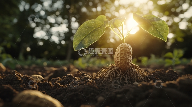 高清大图下载【趣麦麦图】阳光下的土壤