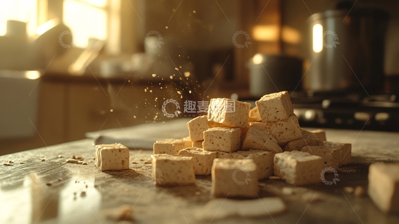 高清大图下载【趣麦麦图】干豆腐食材场景