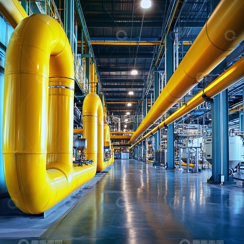 高清大图下载【趣麦麦图】工业管道管道齿轮水管