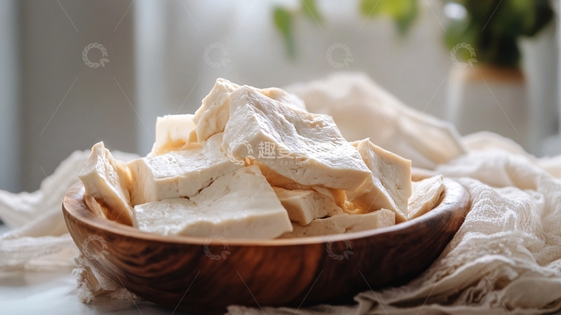 高清大图下载【趣麦麦图】豆腐皮新鲜食材