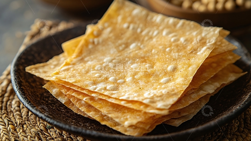 高清大图下载【趣麦麦图】锅巴脆片