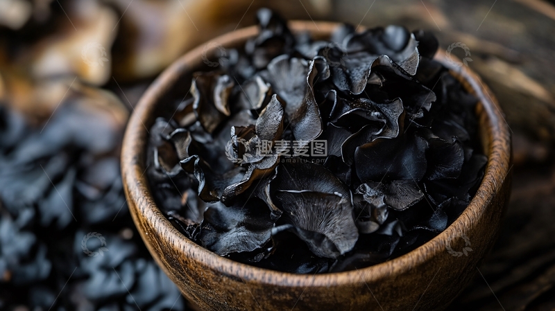 高清大图下载【趣麦麦图】养生秋木耳