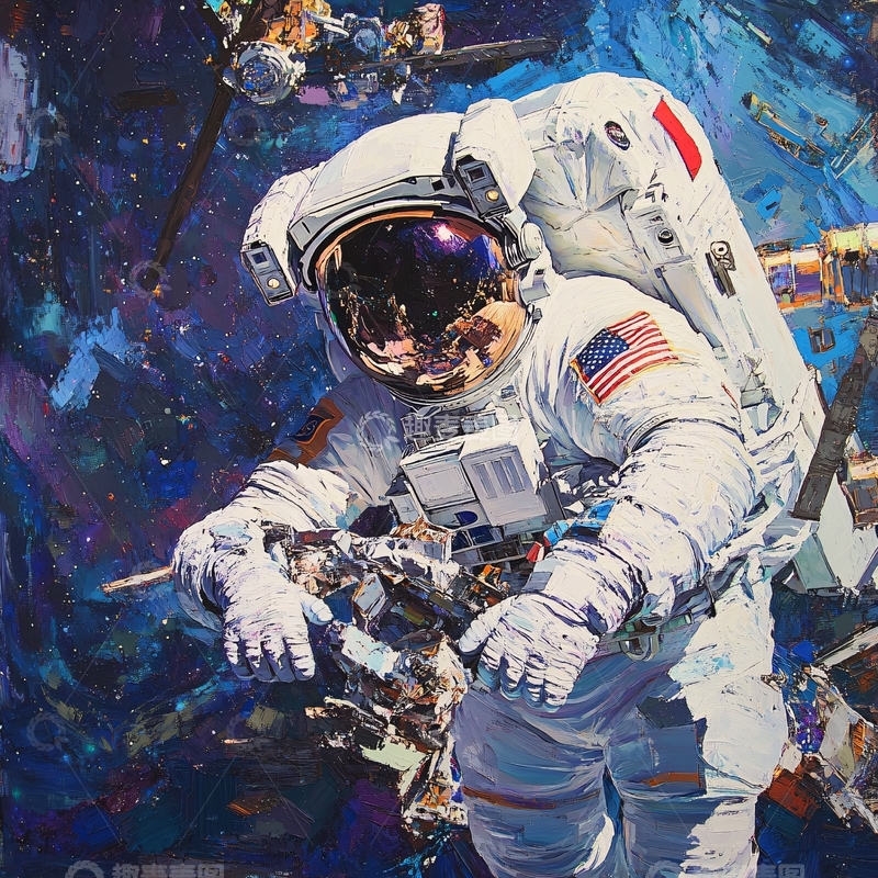 宇航员装饰画1