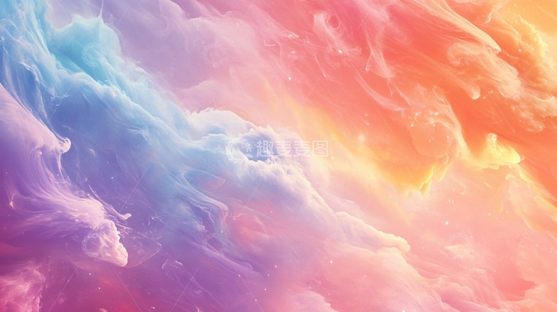 高清大图下载【趣麦麦图】渲染晕染