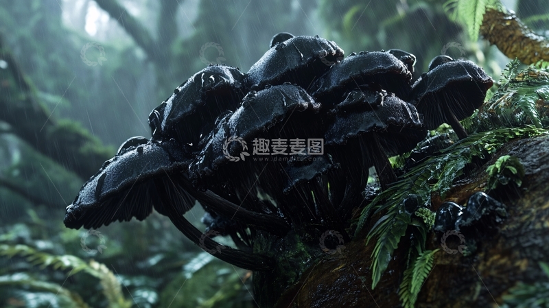 高清大图下载【趣麦麦图】唯美森林野生菌2