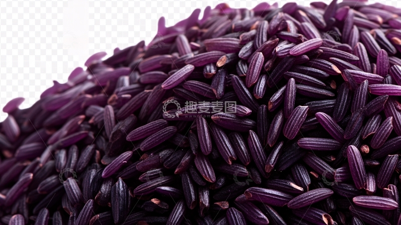 高清大图下载【趣麦麦图】紫米素材