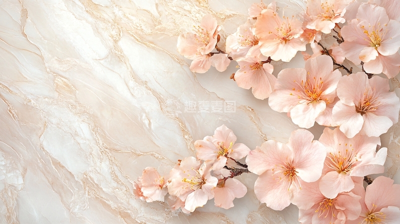 高清大图下载【趣麦麦图】花朵软膜背景3