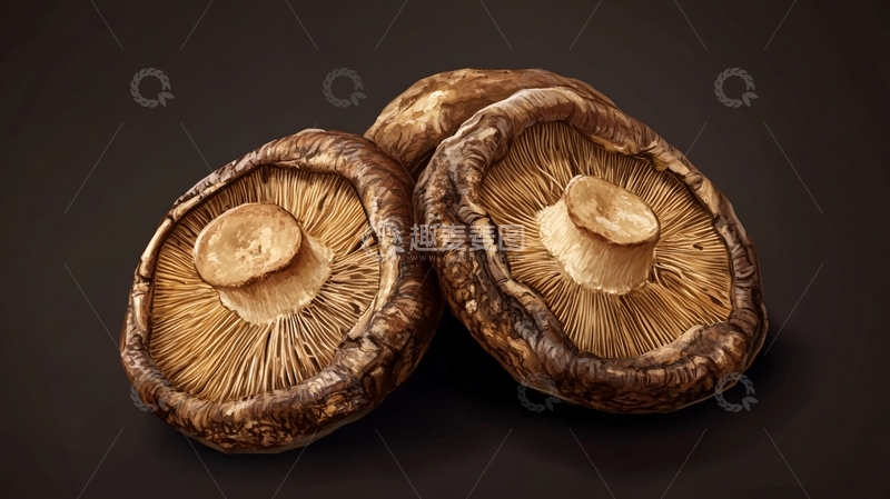 高清大图下载【趣麦麦图】香菇原素材