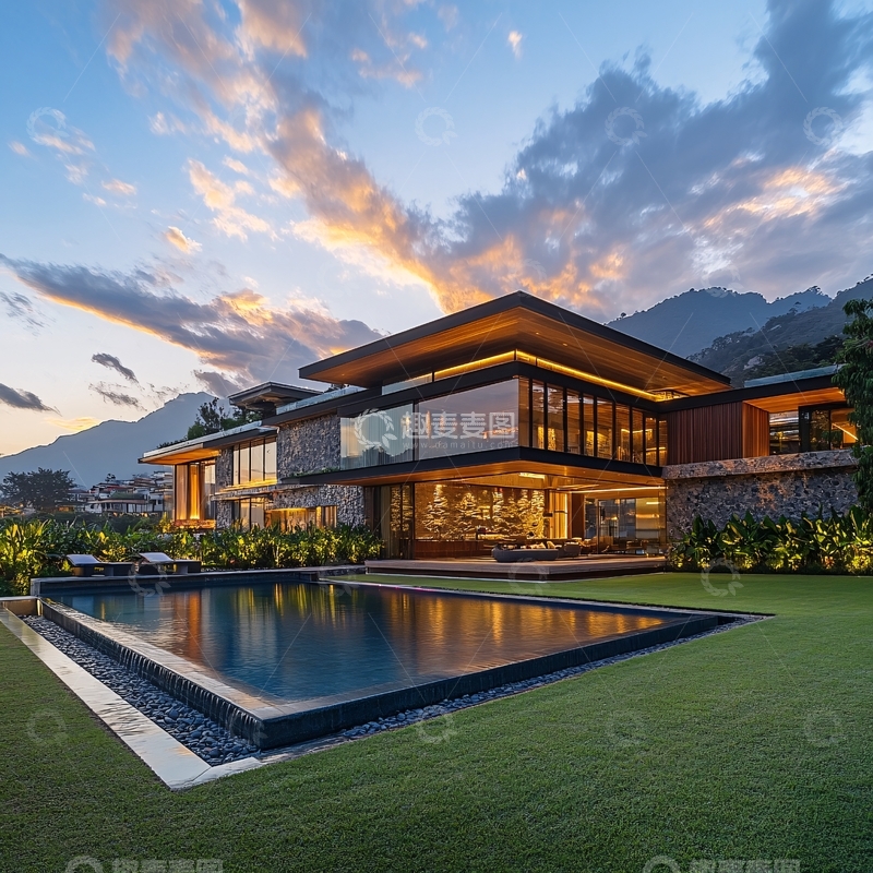 高清大图下载【趣麦麦图】越南实景豪宅1