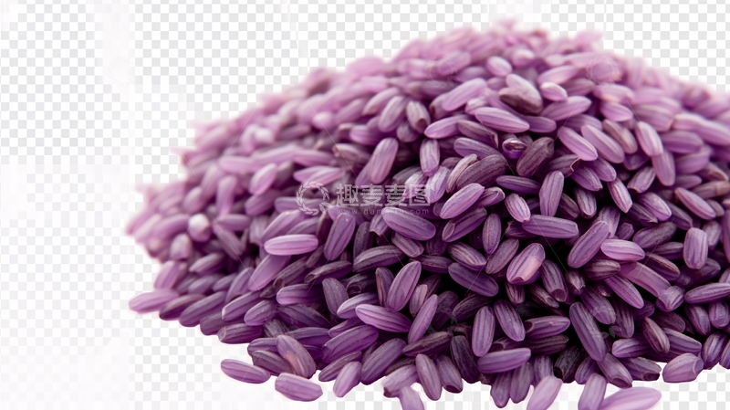 高清大图下载【趣麦麦图】紫色稻米图片