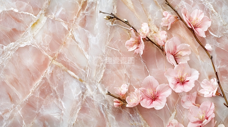 高清大图下载【趣麦麦图】质感桃花