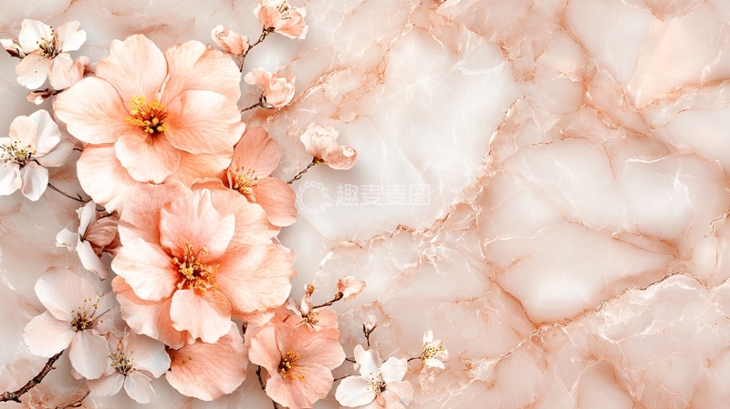 高清大图下载【趣麦麦图】花朵软膜背景2