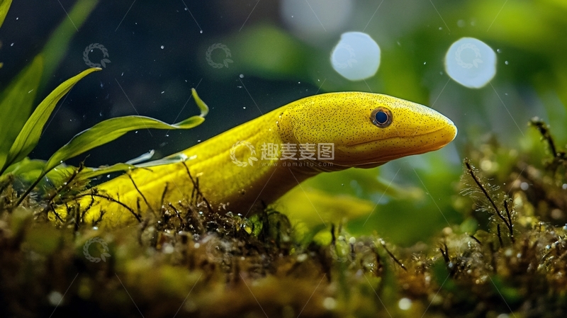 高清大图下载【趣麦麦图】黄色的眼镜蛇1