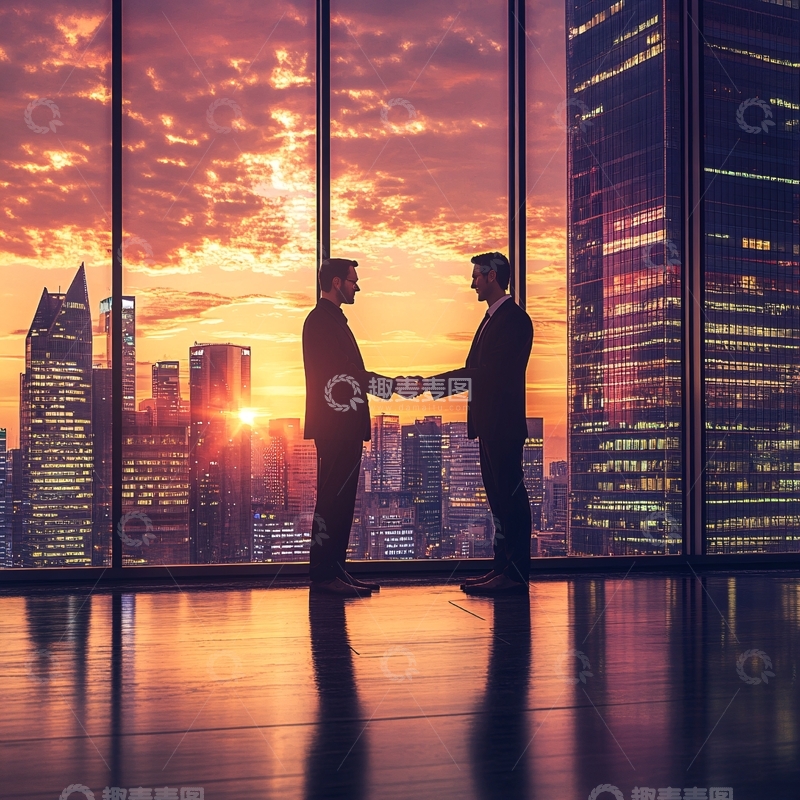 高清大图下载【趣麦麦图】握手图片2