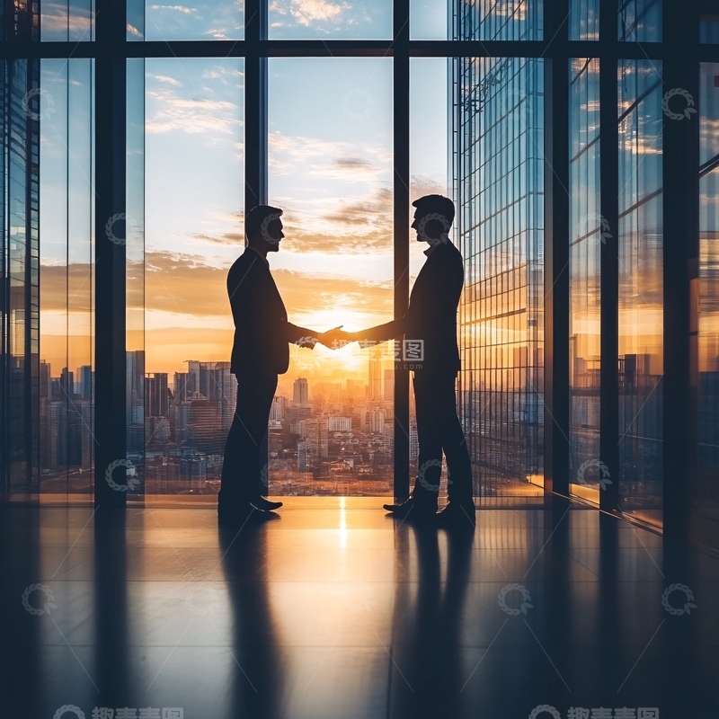 高清大图下载【趣麦麦图】握手图片1