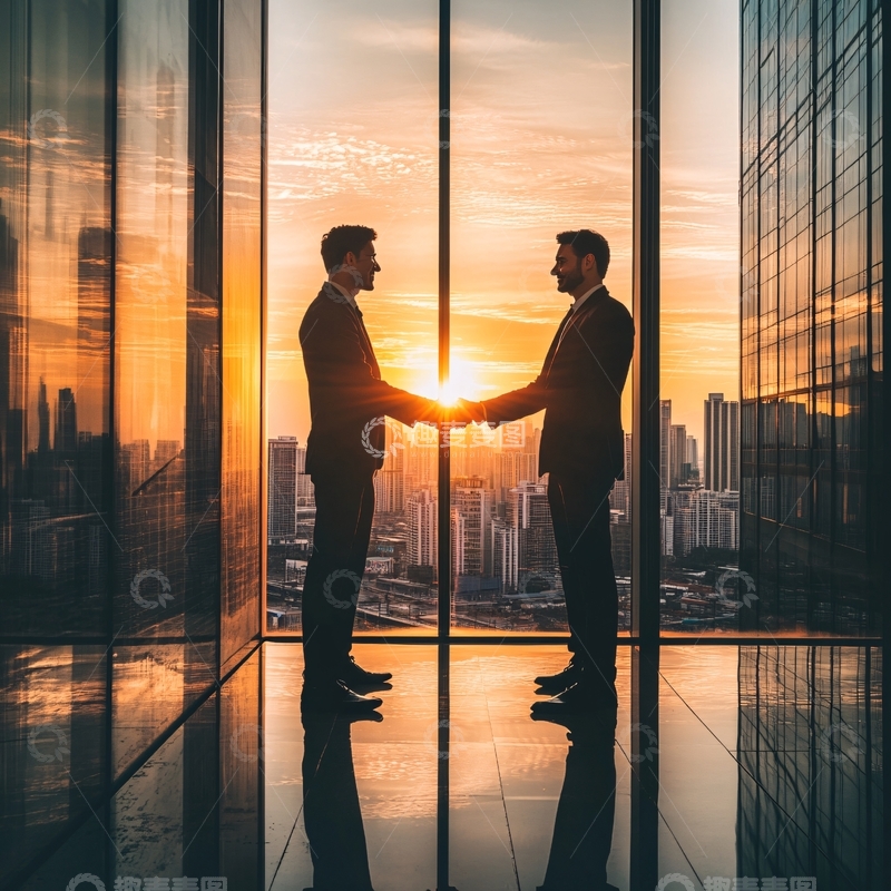 高清大图下载【趣麦麦图】握手图片