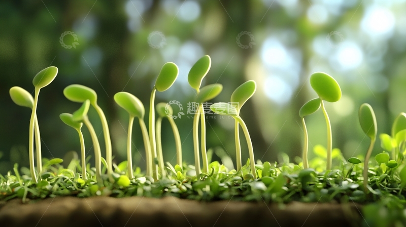 高清大图下载【趣麦麦图】电脑壁纸小苗秧